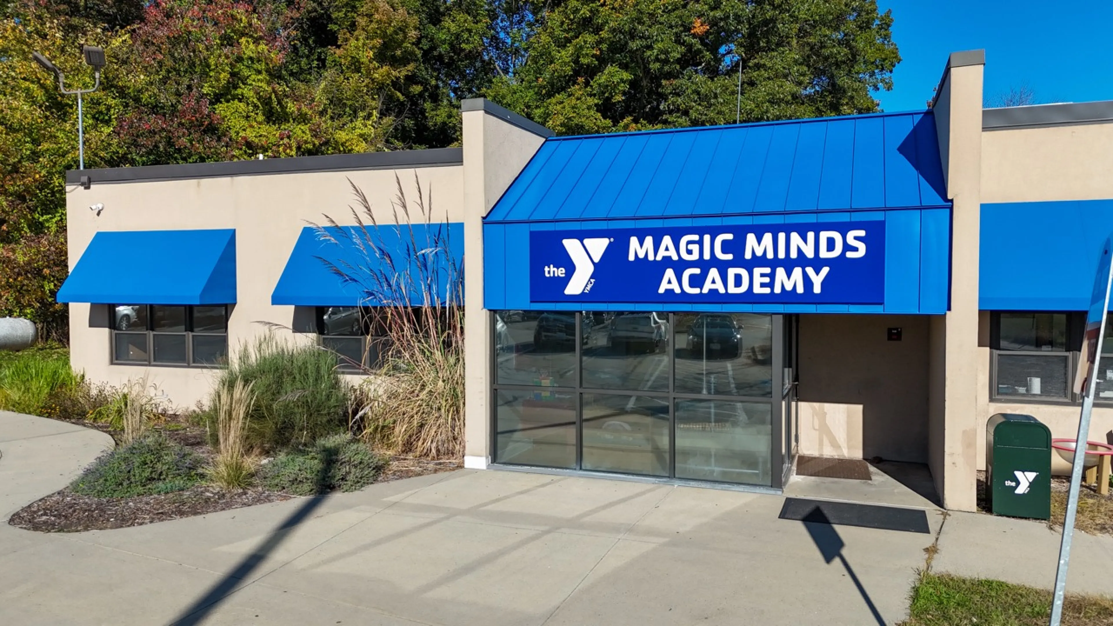Entrance to Magic Minds Academy